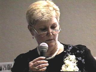 Michael's sister, Dorothy Ann Zembruski, was the Master of Ceremonies.