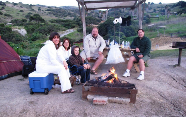 Jenny, Mary, Zach, Paul and Michael on Santa Catalina Island.