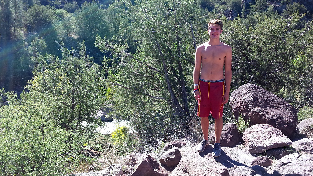Zach at Fossil Creek