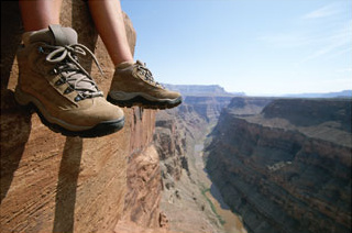 Dangling over Grand Canyon