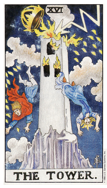 Tower tarot card