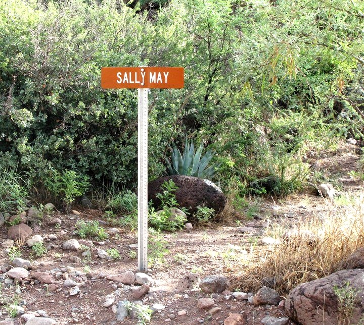Sally May trail head.