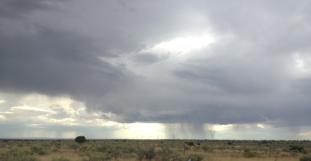 Monsoon rains in Arizona.