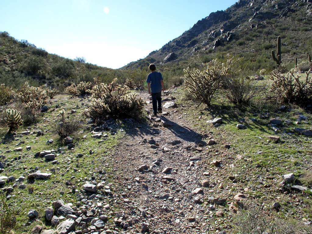 Zachary on Piestewa Peak trail