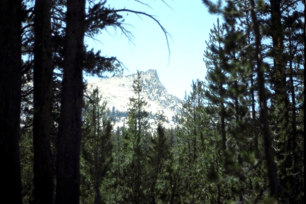 One of the peaks visible from the trail.