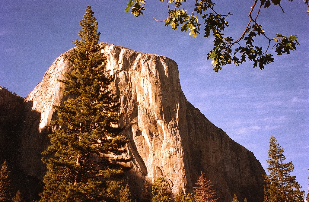 3,000 foot El Capitan, one of Yosemite's most easily-identifiable features.