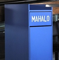 Mahalo for putting your trash in here.