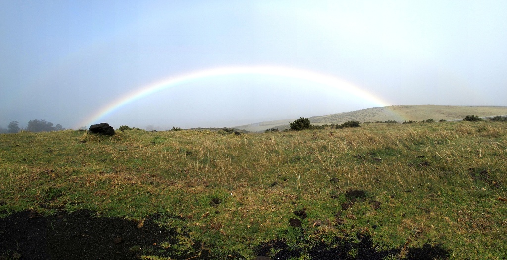 Rainbow on Haleakala.