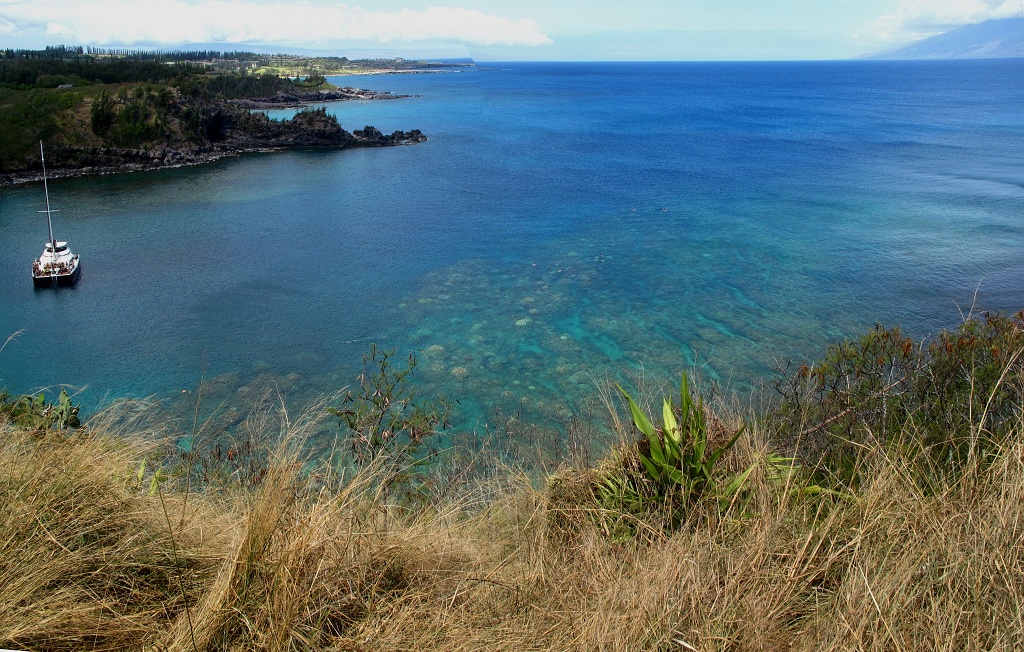 A snorkeling spot on West Maui.