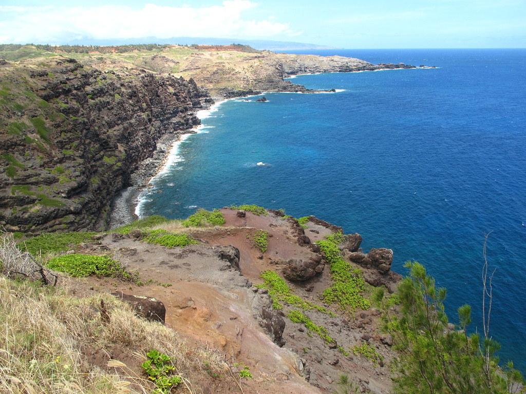 Sea cliffs on West Maui.