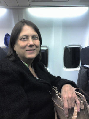 Mary in first class.