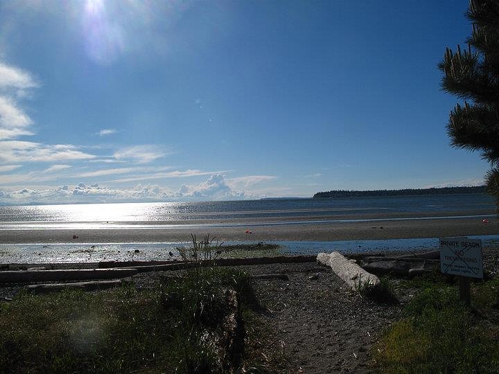 Birch Bay beach.