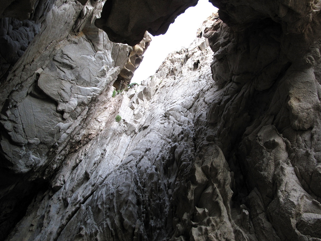 Interior of the collapsed cave.