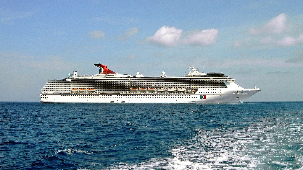 Our ship, the Carnival Legend.