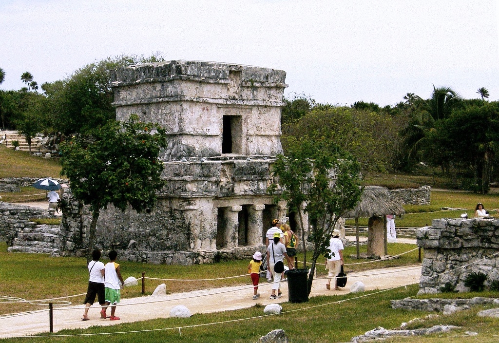 Tulum was once a port town; these buildings may have held the Mayan equivalent of shipping offices.