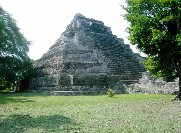 A Temple at Chacchoben.