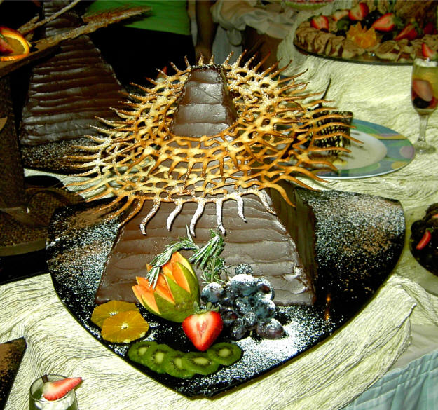 Temple of the Sun…in chocolate.