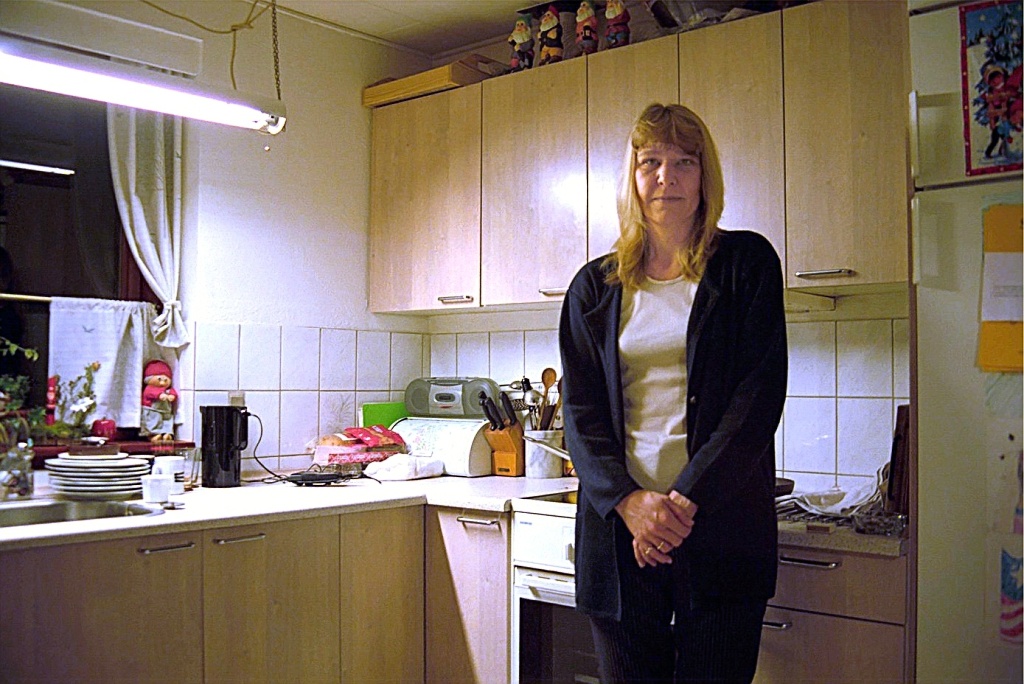 Anita in her perfect kitchen.