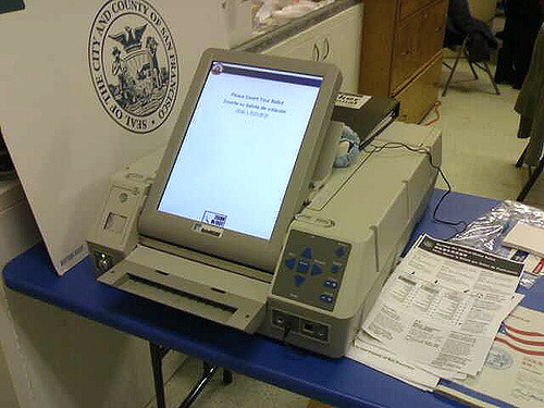 Diebold vote-stealing machine