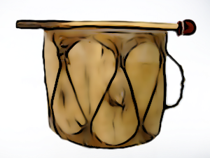 Handmade drum